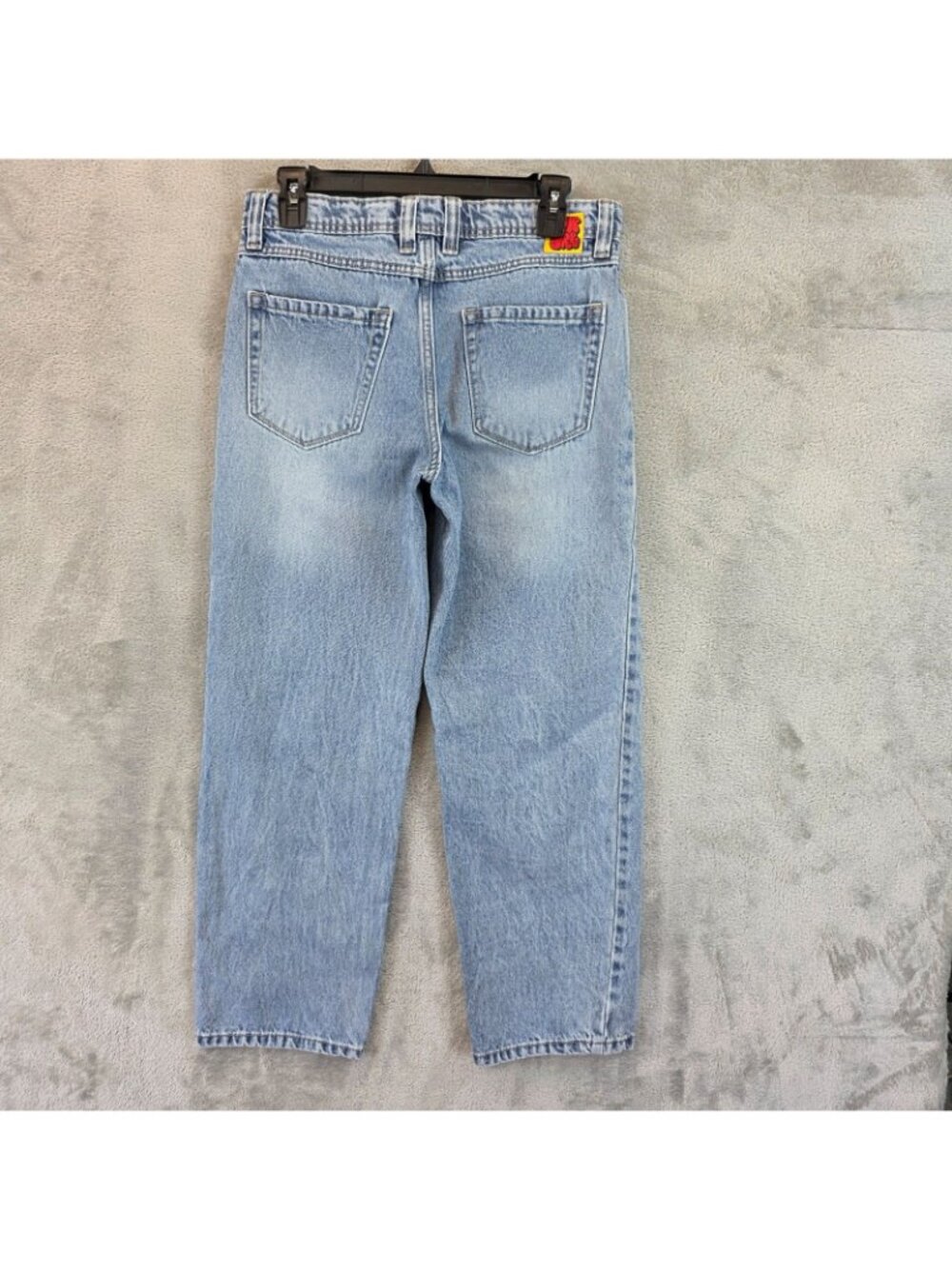 Empyre Jeans Youth 27 Blue Straight Loose Skate Adjustable Waist 100% Cotton - Picture 2 of 13